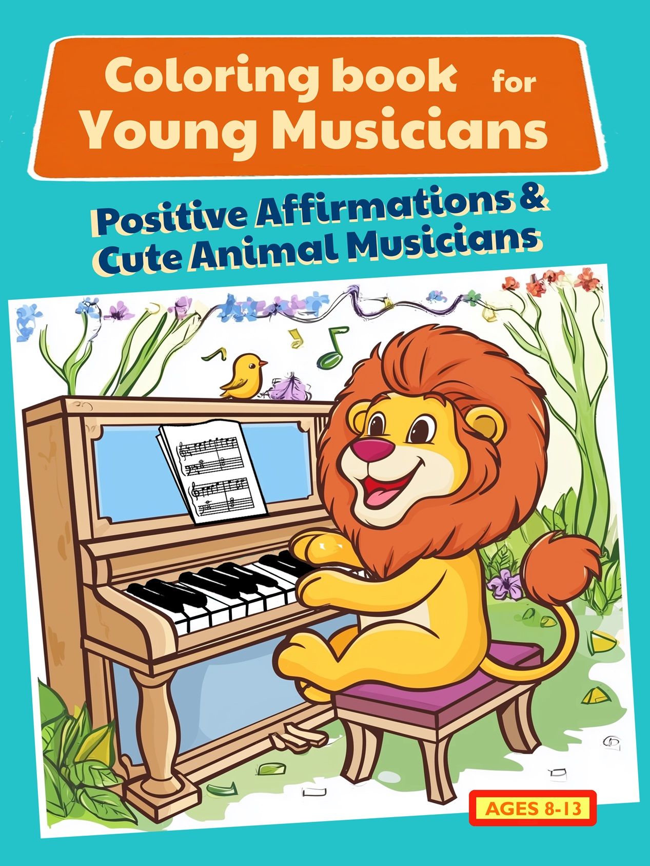Cover Book Coloring B for young musicians